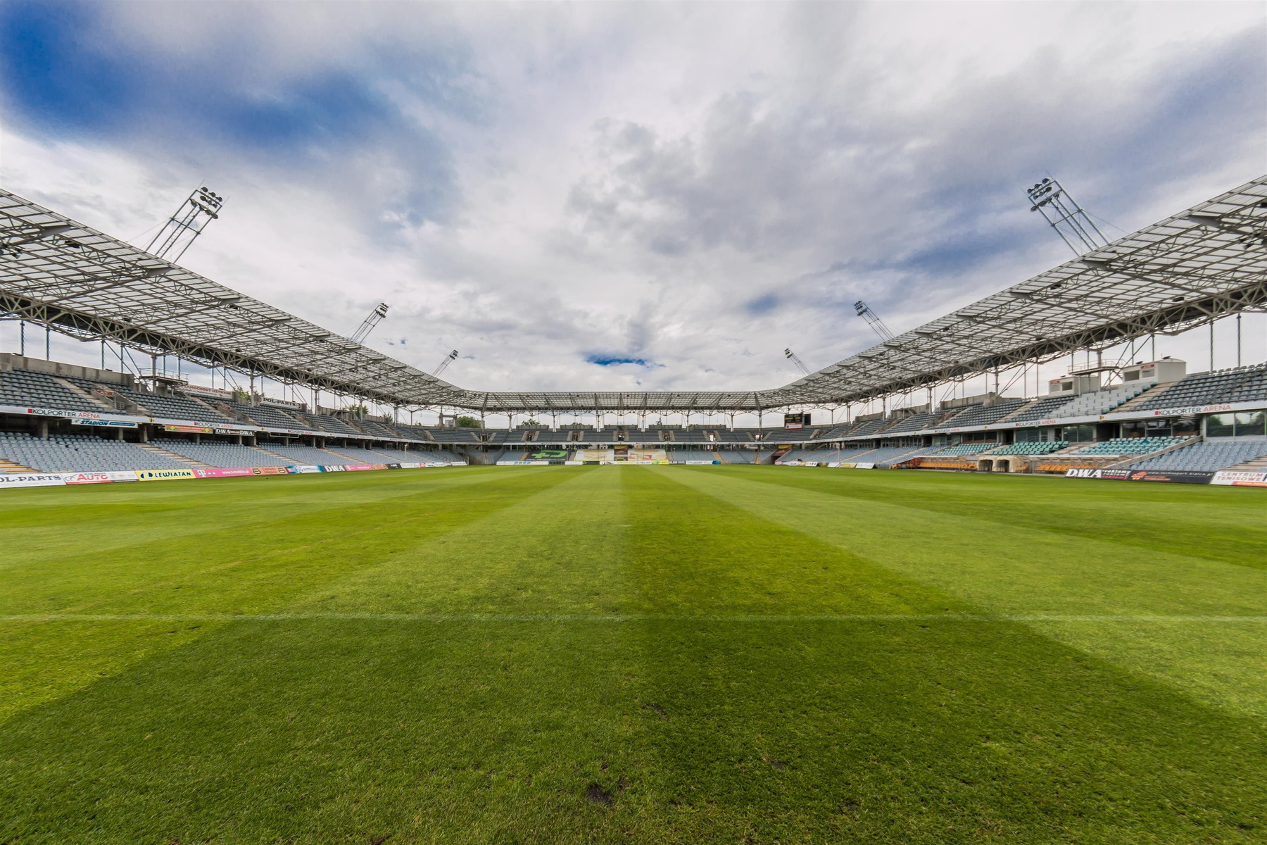 Empty Football Stadium