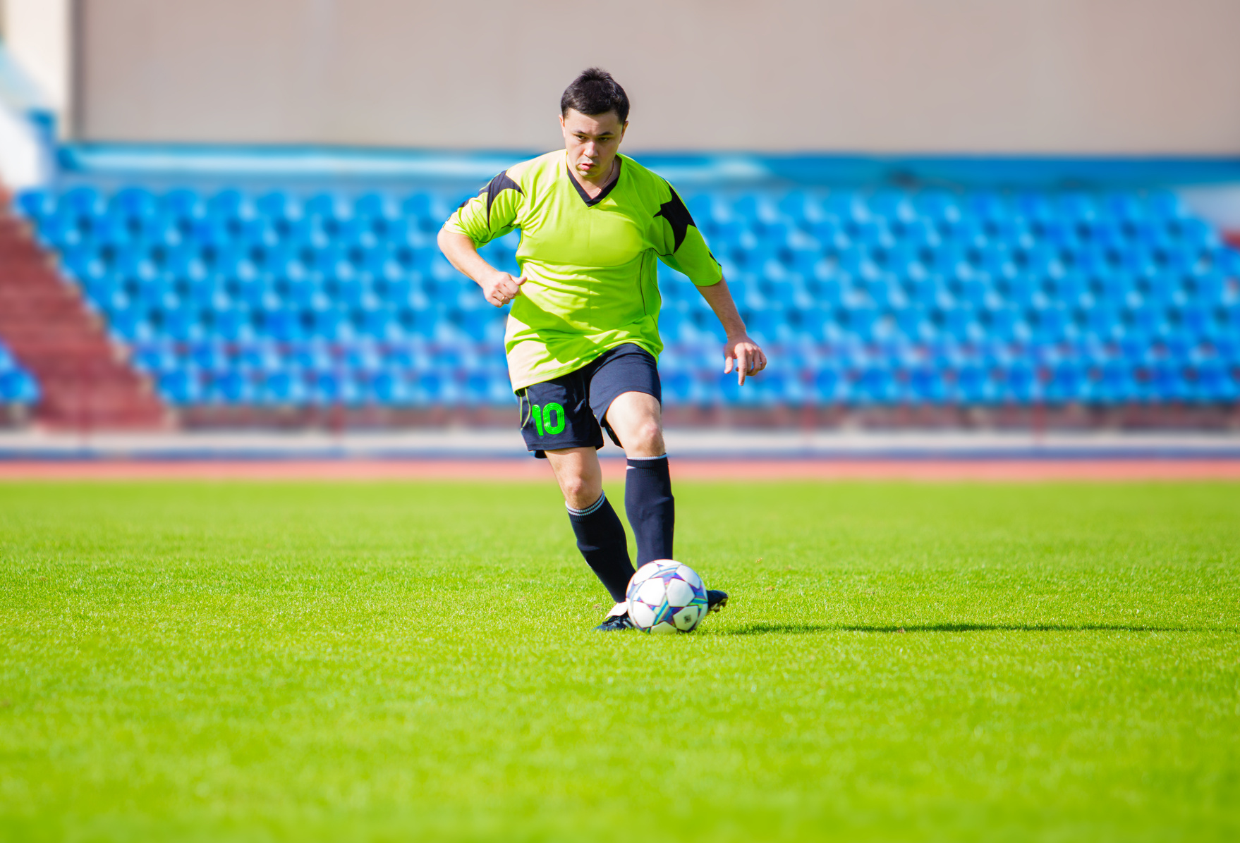 Football Player Playing Football