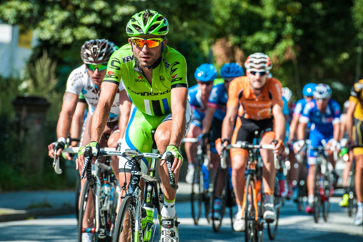 Road Bike Racers in Competition