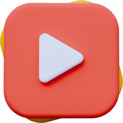 Videos 3D Icon