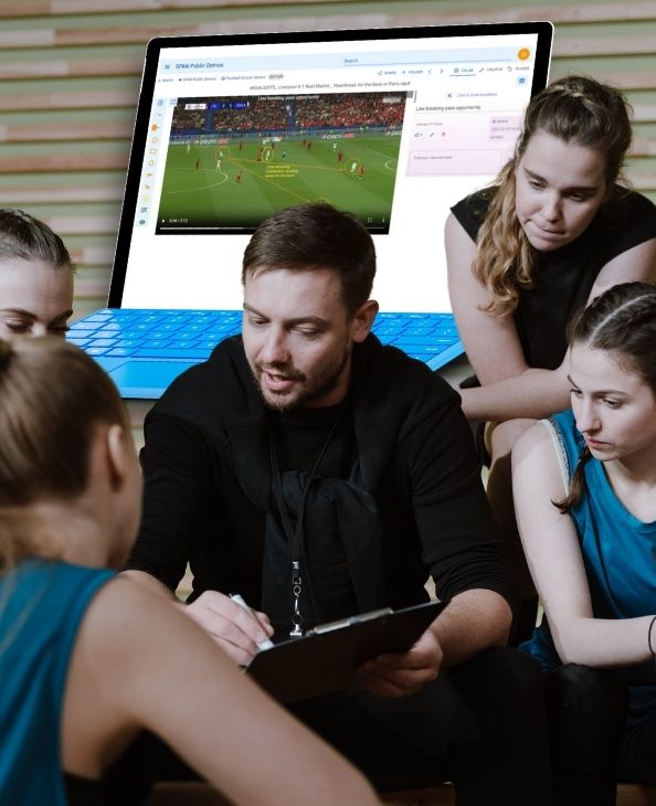 Collaborative sports analytics platform enabling teams, coaches, and analysts to share insights and work together seamlessly.
