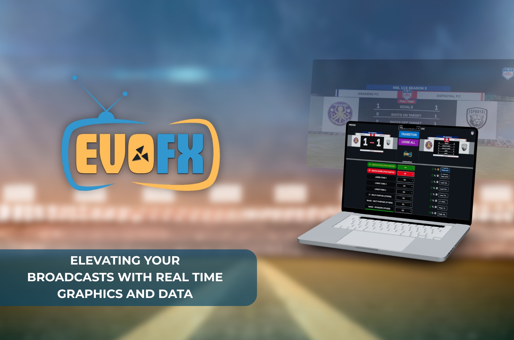 sports broadcast graphics home